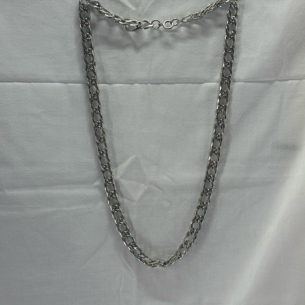 Silver plated Chain Necklace - Picture 1 of 4